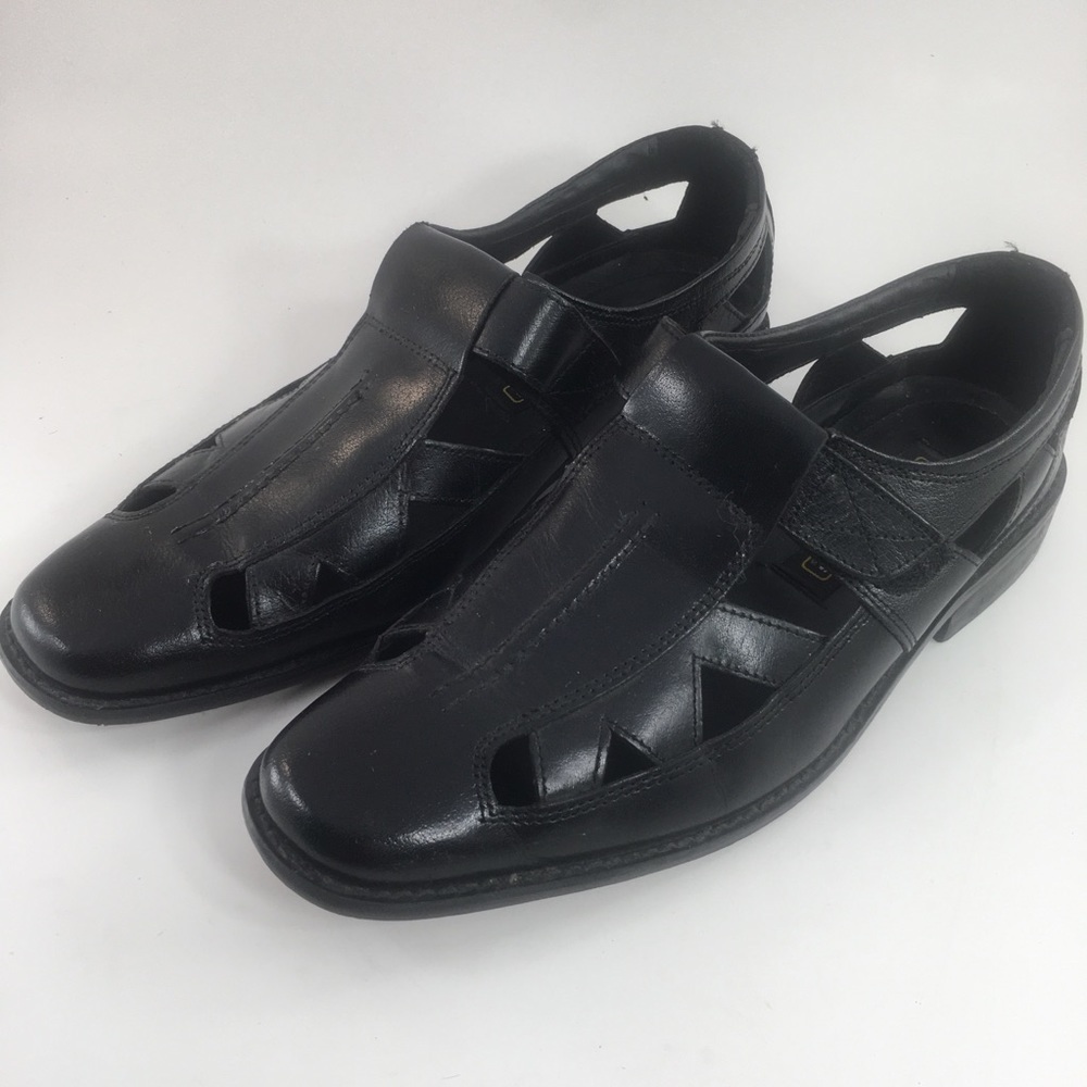 Stacy Adams Mens Casual Loafers Black Mens Sz 9.5